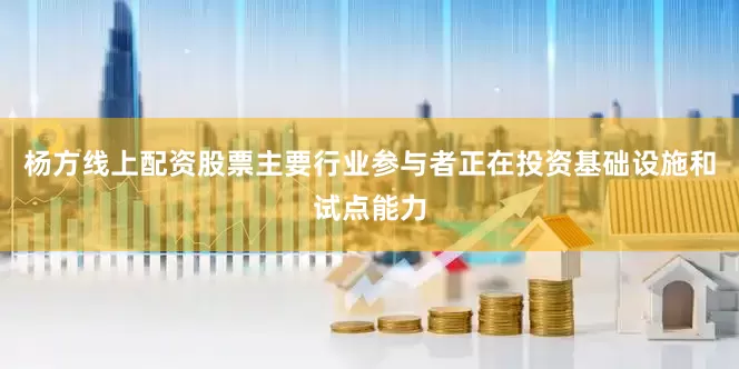杨方线上配资股票主要行业参与者正在投资基础设施和试点能力