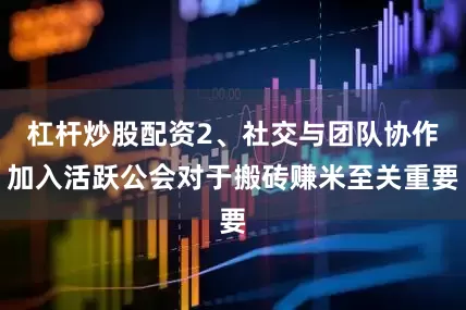 杠杆炒股配资2、社交与团队协作加入活跃公会对于搬砖赚米至关重要