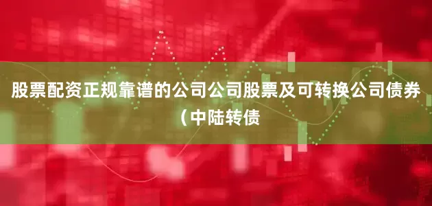 股票配资正规靠谱的公司公司股票及可转换公司债券（中陆转债